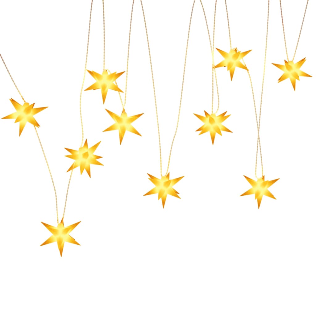 Lumină de Crăciun 10 LED-uri galben 10 cm - Lando