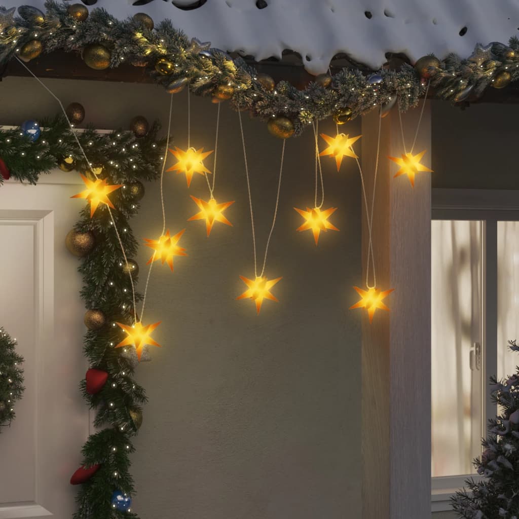 Lumină de Crăciun 10 LED-uri galben 10 cm - Lando