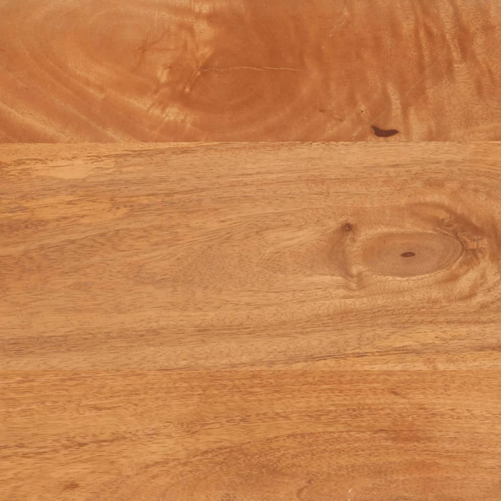 Noptieră, maro și negru, 50x33x60 cm, lemn masiv de mango - Lando