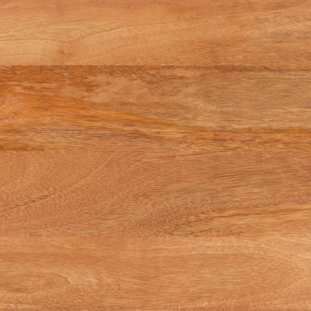 Dulap lateral, maro și negru, 60x33,5x75 cm lemn masiv de mango Lando - Lando