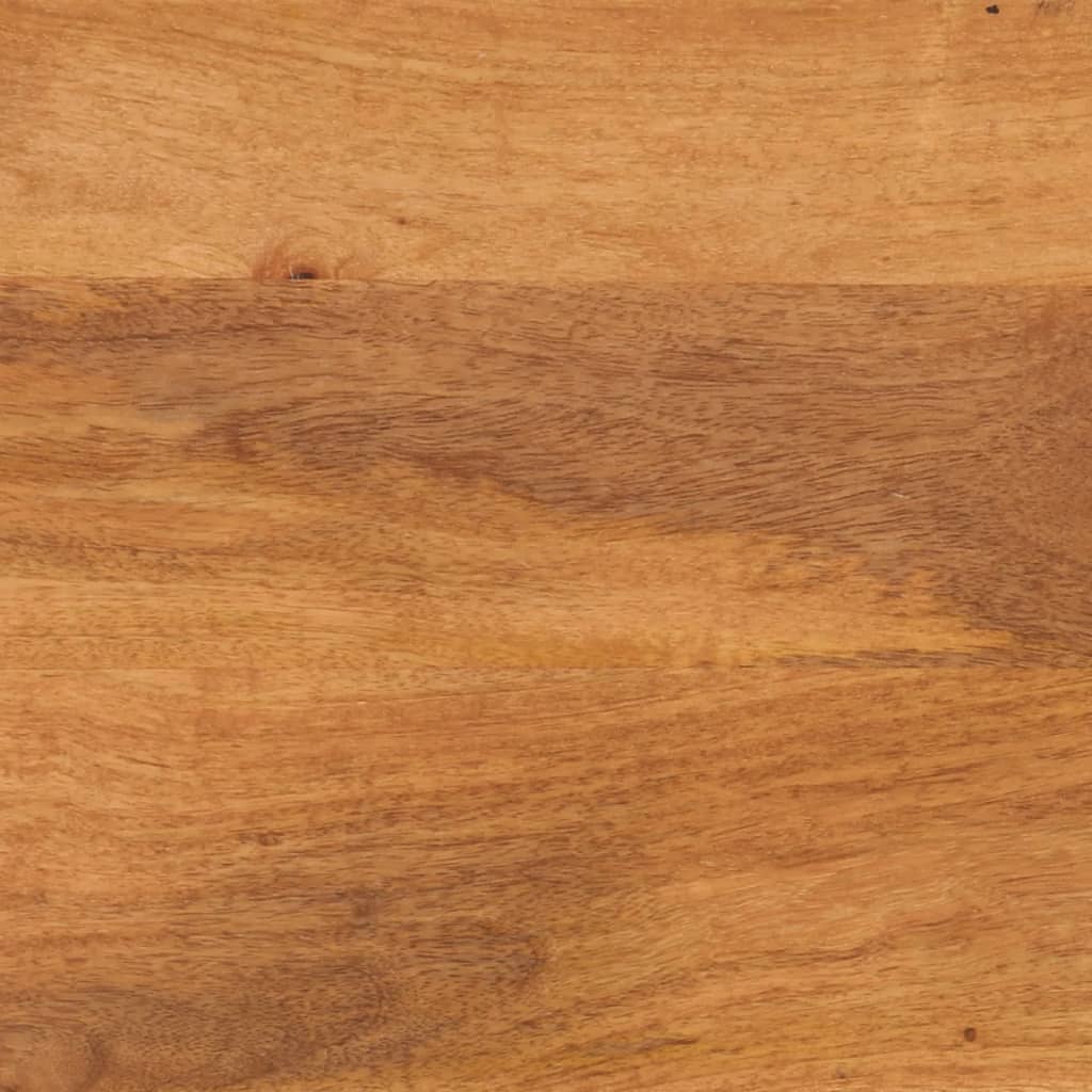 Dulap lateral, maro și negru, 90x33,5x75 cm lemn masiv de mango Lando - Lando