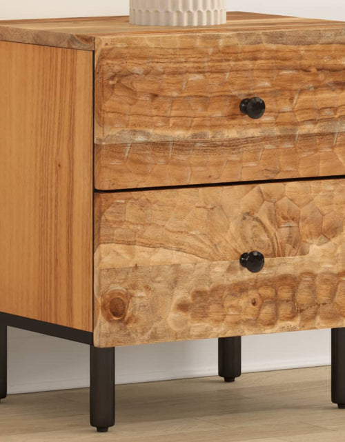 Încărcați imaginea în vizualizatorul Galerie, Noptieră, 40x33x46 cm, lemn masiv de acacia - Lando

