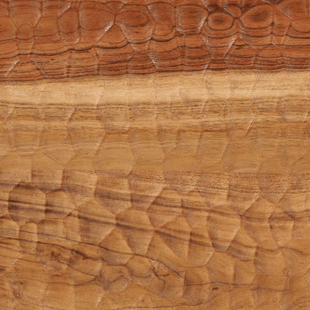 Noptiere, 2 buc., 40x33x46 cm, lemn masiv de acacia - Lando