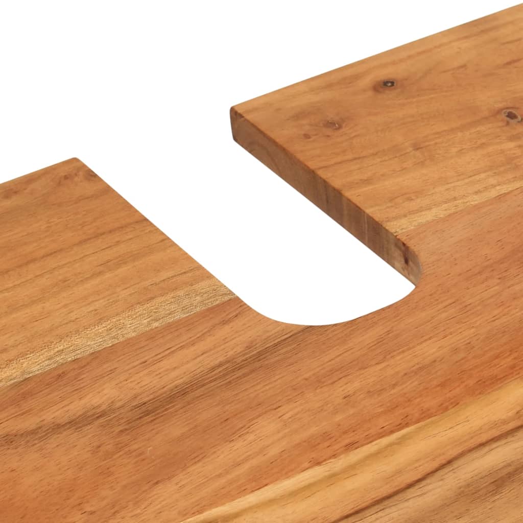 Dulap pentru chiuveta de baie, 62x33x58cm, lemn masiv de acacia - Lando
