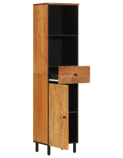 Загрузите изображение в средство просмотра галереи, Dulap de baie, 38x33x160 cm, lemn masiv de acacia - Lando
