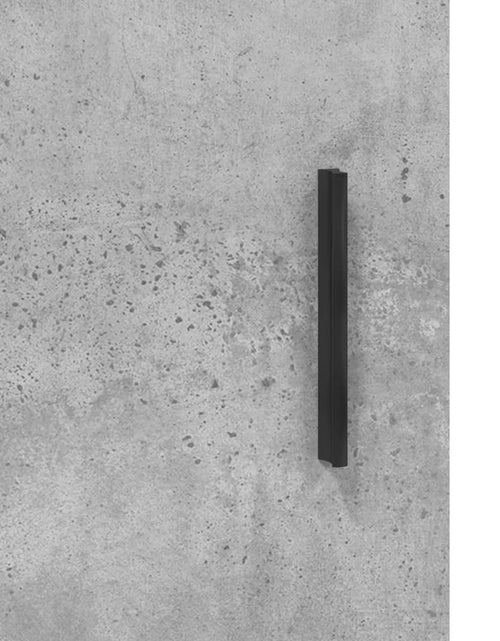 Încărcați imaginea în vizualizatorul Galerie, Servantă, gri beton, 90x34x80 cm, lemn compozit Lando - Lando
