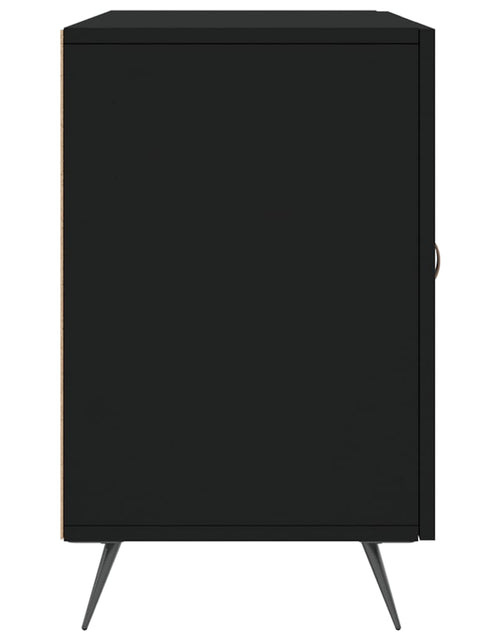 Încărcați imaginea în vizualizatorul Galerie, Servantă, negru, 100x36x60 cm, lemn compozit Lando - Lando
