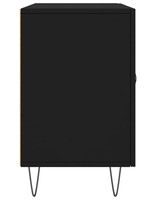 Încărcați imaginea în vizualizatorul Galerie, Servantă, negru, 100x36x60 cm, lemn compozit Lando - Lando
