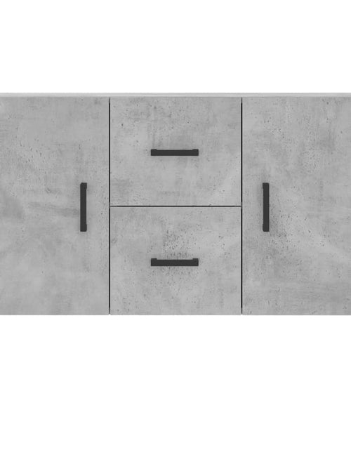 Încărcați imaginea în vizualizatorul Galerie, Servantă, gri beton, 100x36x60 cm, lemn compozit Lando - Lando
