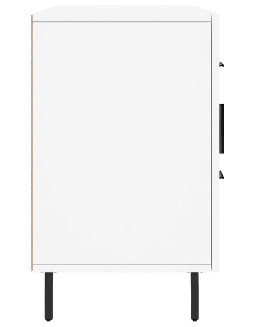 Загрузите изображение в средство просмотра галереи, Servantă, alb, 100x36x60 cm, lemn compozit Lando - Lando

