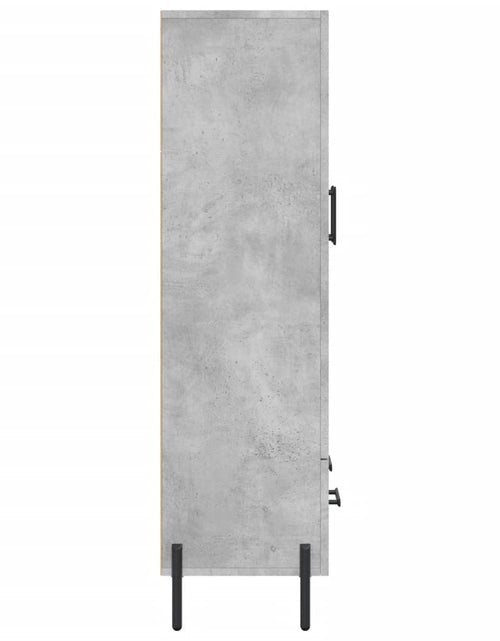 Încărcați imaginea în vizualizatorul Galerie, Dulap înalt, gri beton, 69,5x31x115 cm, lemn prelucrat Lando - Lando
