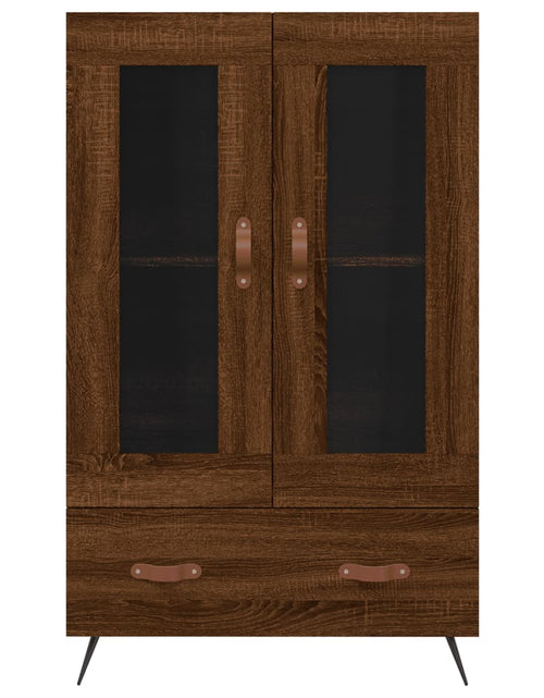 Загрузите изображение в средство просмотра галереи, Dulap înalt, stejar maro, 69,5x31x115 cm, lemn prelucrat Lando - Lando
