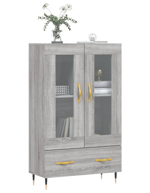 Încărcați imaginea în vizualizatorul Galerie, Dulap gri Sonoma 69,5x31x115 cm, lemn prelucrat Lando - Lando
