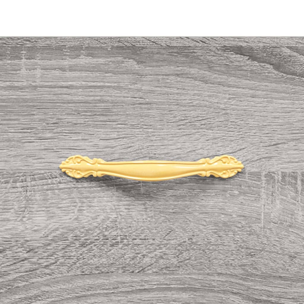Dulap gri Sonoma 69,5x31x115 cm, lemn prelucrat Lando - Lando