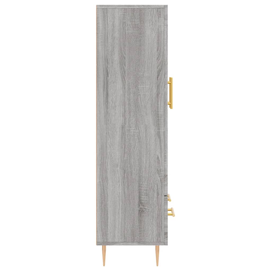 Dulap gri Sonoma 69,5x31x115 cm, lemn prelucrat