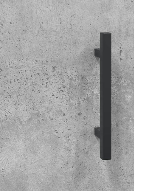 Încărcați imaginea în vizualizatorul Galerie, Dulap înalt, gri beton, 69,5x31x115 cm, lemn prelucrat Lando - Lando
