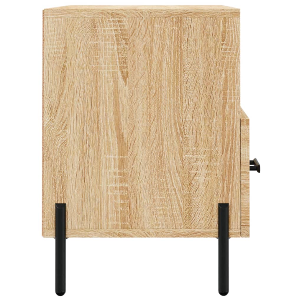 Comodă TV, stejar sonoma, 80x36x50 cm, lemn prelucrat Lando - Lando