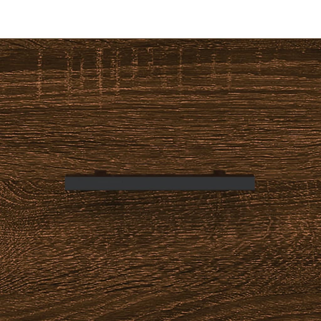 Comodă TV, stejar maro, 80x36x50 cm, lemn prelucrat Lando - Lando