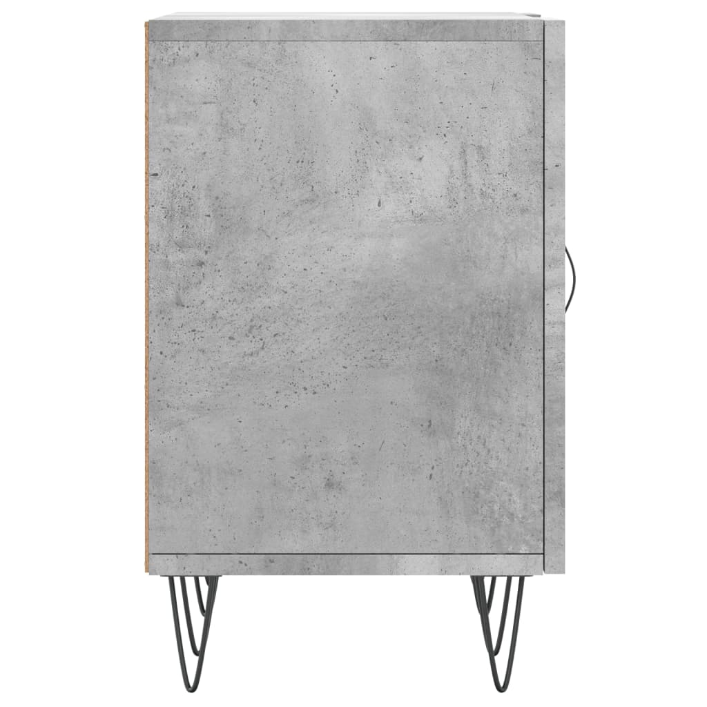 Comodă TV, gri beton, 150x30x50 cm, lemn compozit Lando - Lando