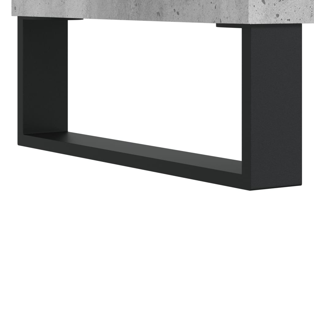 Comodă TV, gri beton, 150x30x50 cm, lemn compozit Lando - Lando