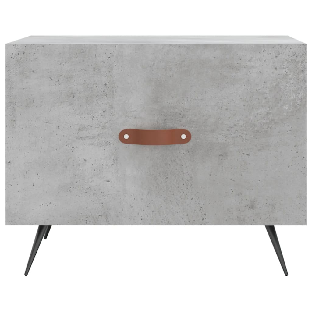 Măsuță de cafea, gri beton, 50x50x40 cm, lemn compozit Lando - Lando