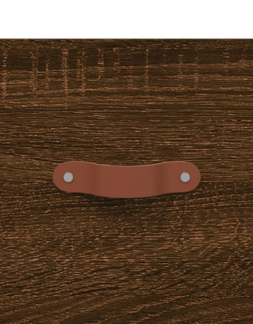 Загрузите изображение в средство просмотра галереи, Măsuță de cafea, stejar maro, 50x50x40 cm, lemn prelucrat Lando - Lando
