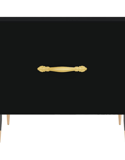 Загрузите изображение в средство просмотра галереи, Măsuțe de cafea, 2 buc., negru, 50x50x40 cm, lemn compozit Lando - Lando
