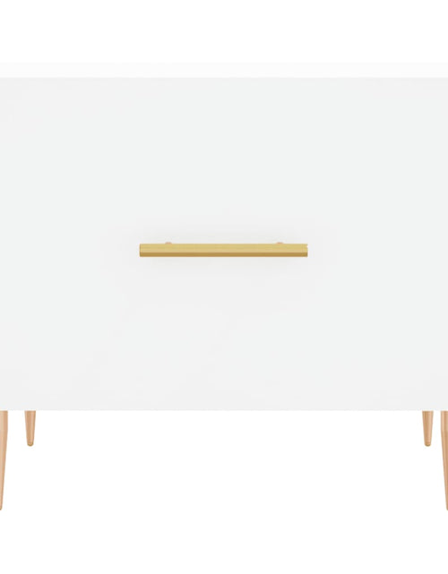 Загрузите изображение в средство просмотра галереи, Măsuțe de cafea, 2 buc., alb, 50x50x40 cm, lemn compozit Lando - Lando
