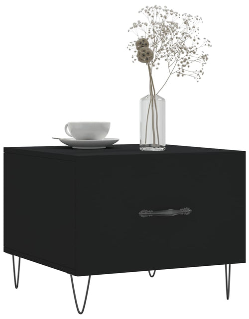 Încărcați imaginea în vizualizatorul Galerie, Măsuțe de cafea, 2 buc., negru, 50x50x40 cm, lemn compozit Lando - Lando
