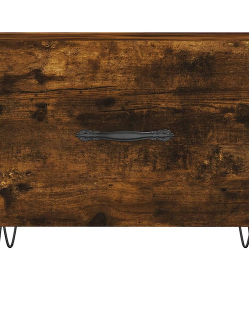 Загрузите изображение в средство просмотра галереи, Măsuță de cafea, stejar fumuriu, 50x50x40 cm, lemn prelucrat Lando - Lando
