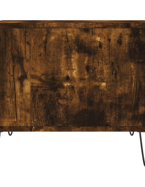 Încărcați imaginea în vizualizatorul Galerie, Măsuță de cafea, stejar fumuriu, 50x50x40 cm, lemn prelucrat Lando - Lando
