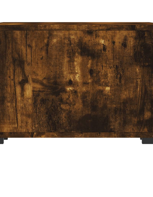 Încărcați imaginea în vizualizatorul Galerie, Măsuțe de cafea 2 buc. stejar fumuriu 50x50x40 cm lemn compozit Lando - Lando
