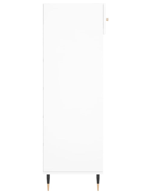 Загрузите изображение в средство просмотра галереи, Pantofar, alb, 60x35x105 cm, lemn compozit - Lando

