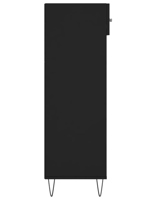 Încărcați imaginea în vizualizatorul Galerie, Pantofar, negru, 60x35x105 cm, lemn compozit - Lando

