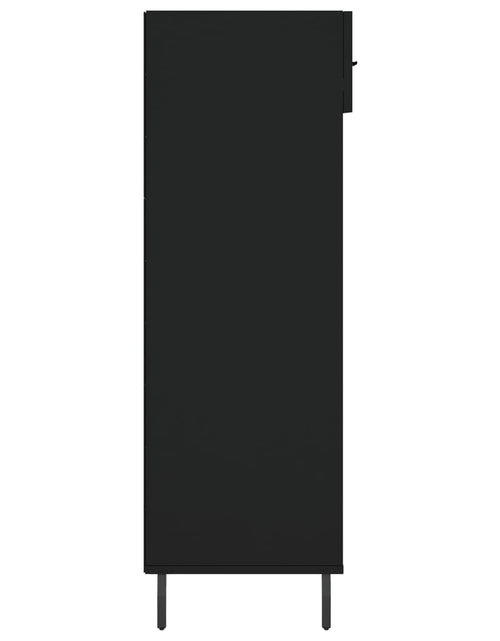 Загрузите изображение в средство просмотра галереи, Pantofar, negru, 60x35x105 cm, lemn compozit - Lando
