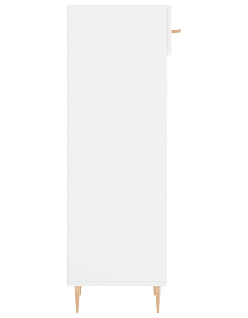 Загрузите изображение в средство просмотра галереи, Pantofar, alb, 30x35x105 cm, lemn compozit - Lando
