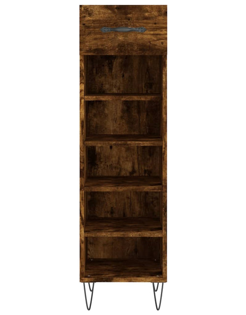 Загрузите изображение в средство просмотра галереи, Pantofar, stejar afumat, 30x35x105 cm, lemn compozit - Lando
