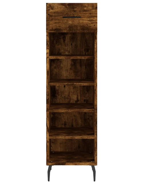 Încărcați imaginea în vizualizatorul Galerie, Pantofar, stejar afumat, 30x35x105 cm, lemn compozit - Lando
