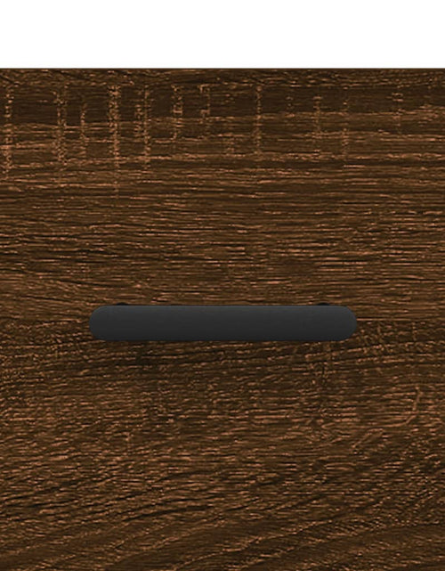 Загрузите изображение в средство просмотра галереи, Dulap înalt, stejar maro, 69,5x31x115 cm, lemn prelucrat Lando - Lando
