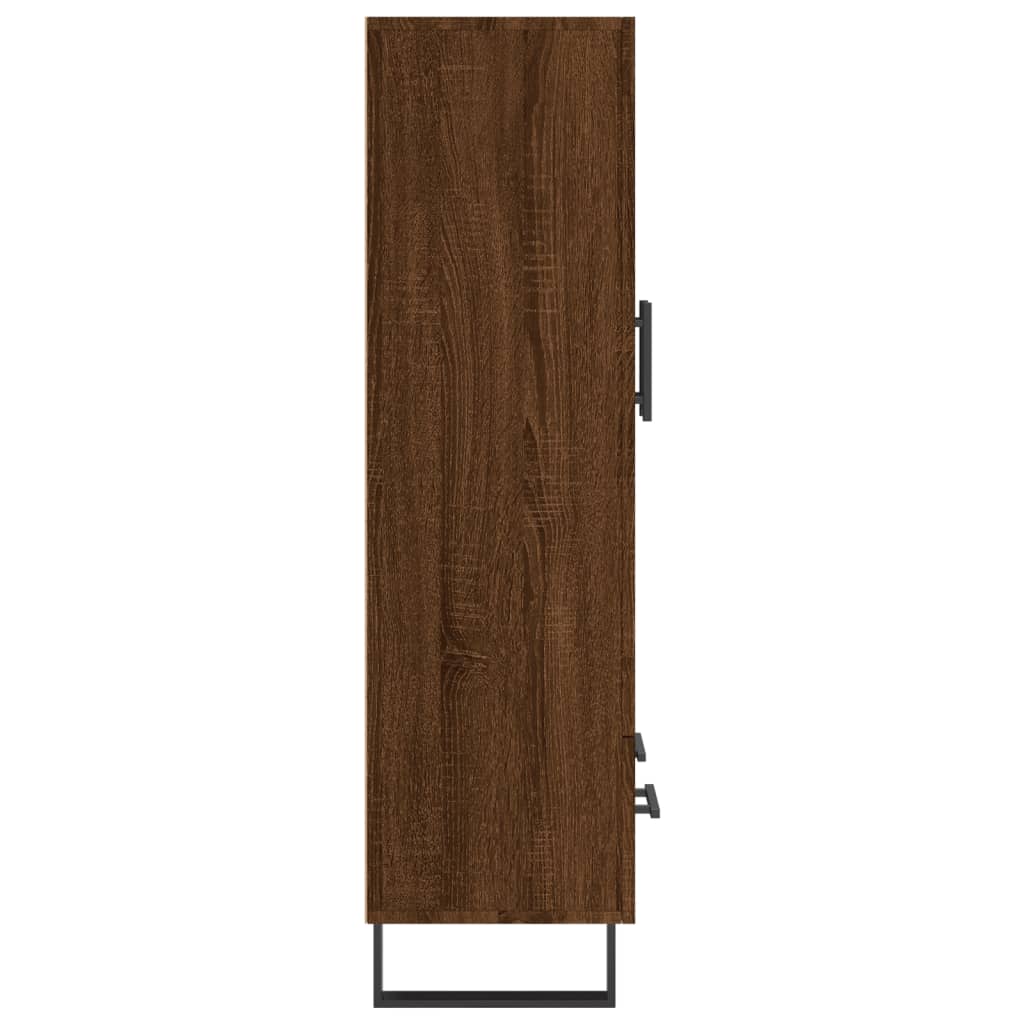 Dulap înalt, stejar maro, 69,5x31x115 cm, lemn prelucrat Lando - Lando