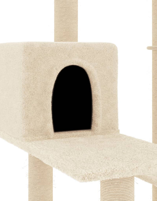 Загрузите изображение в средство просмотра галереи, Ansamblu de pisici cu stâlpi din funie de sisal, crem, 82,5 cm Lando - Lando
