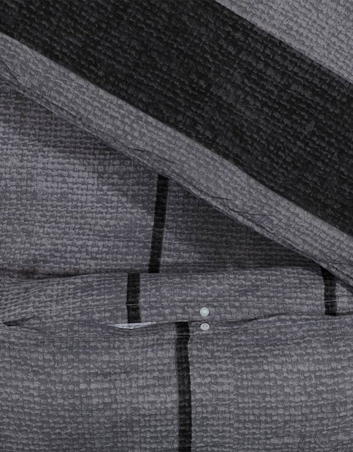 Încărcați imaginea în vizualizatorul Galerie, Set cu husă de pilotă, gri închis, 240x220 cm, bumbac - Lando

