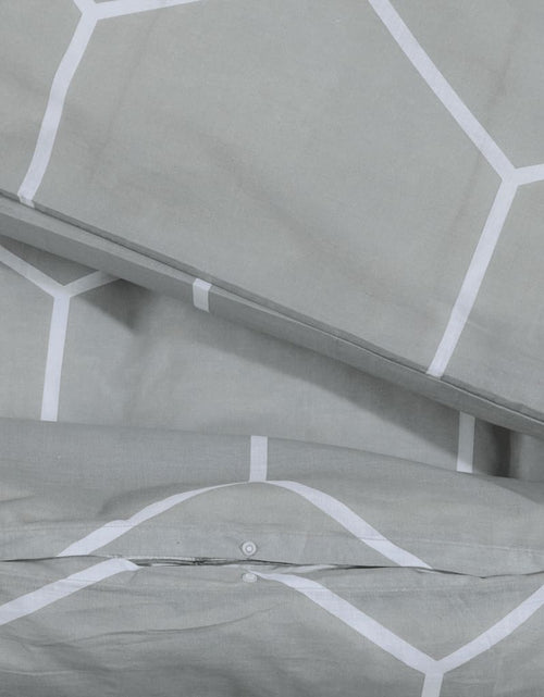 Încărcați imaginea în vizualizatorul Galerie, Set cu husă de pilotă, gri, 200x200 cm, bumbac - Lando
