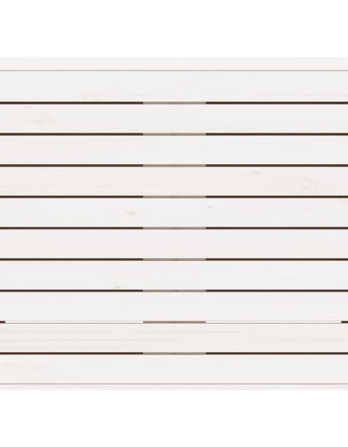 Загрузите изображение в средство просмотра галереи, Coș de rufe, alb, 88,5x44x66 cm, lemn masiv de pin - Lando
