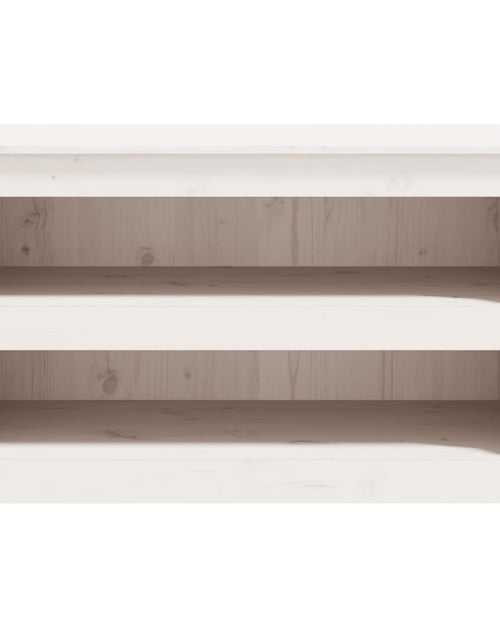 Încărcați imaginea în vizualizatorul Galerie, Dulap bucătărie de exterior, alb, 106x55x64 cm, lemn masiv pin - Lando

