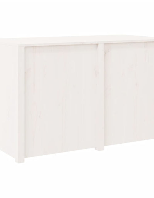 Încărcați imaginea în vizualizatorul Galerie, Dulap bucătărie de exterior, alb, 106x55x64 cm, lemn masiv pin - Lando
