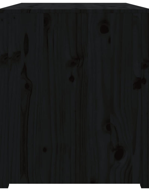 Încărcați imaginea în vizualizatorul Galerie, Dulap bucătărie de exterior negru, 106x55x64 cm, lemn masiv pin - Lando
