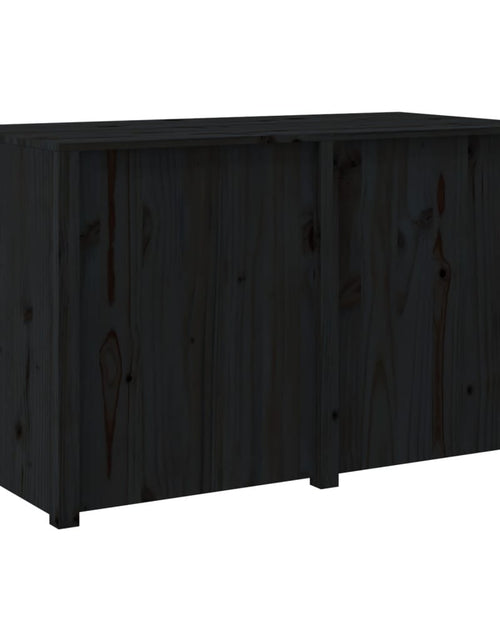 Încărcați imaginea în vizualizatorul Galerie, Dulap bucătărie de exterior negru, 106x55x64 cm, lemn masiv pin - Lando
