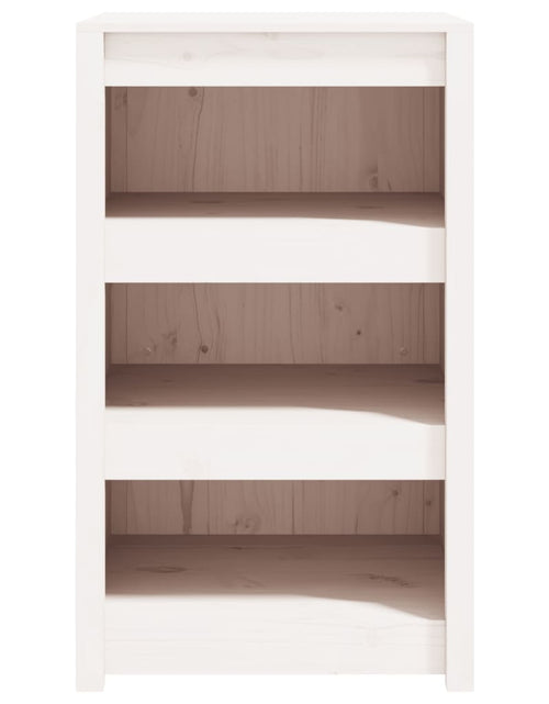 Загрузите изображение в средство просмотра галереи, Dulap bucătărie de exterior, alb, 55x55x92 cm, lemn masiv pin - Lando
