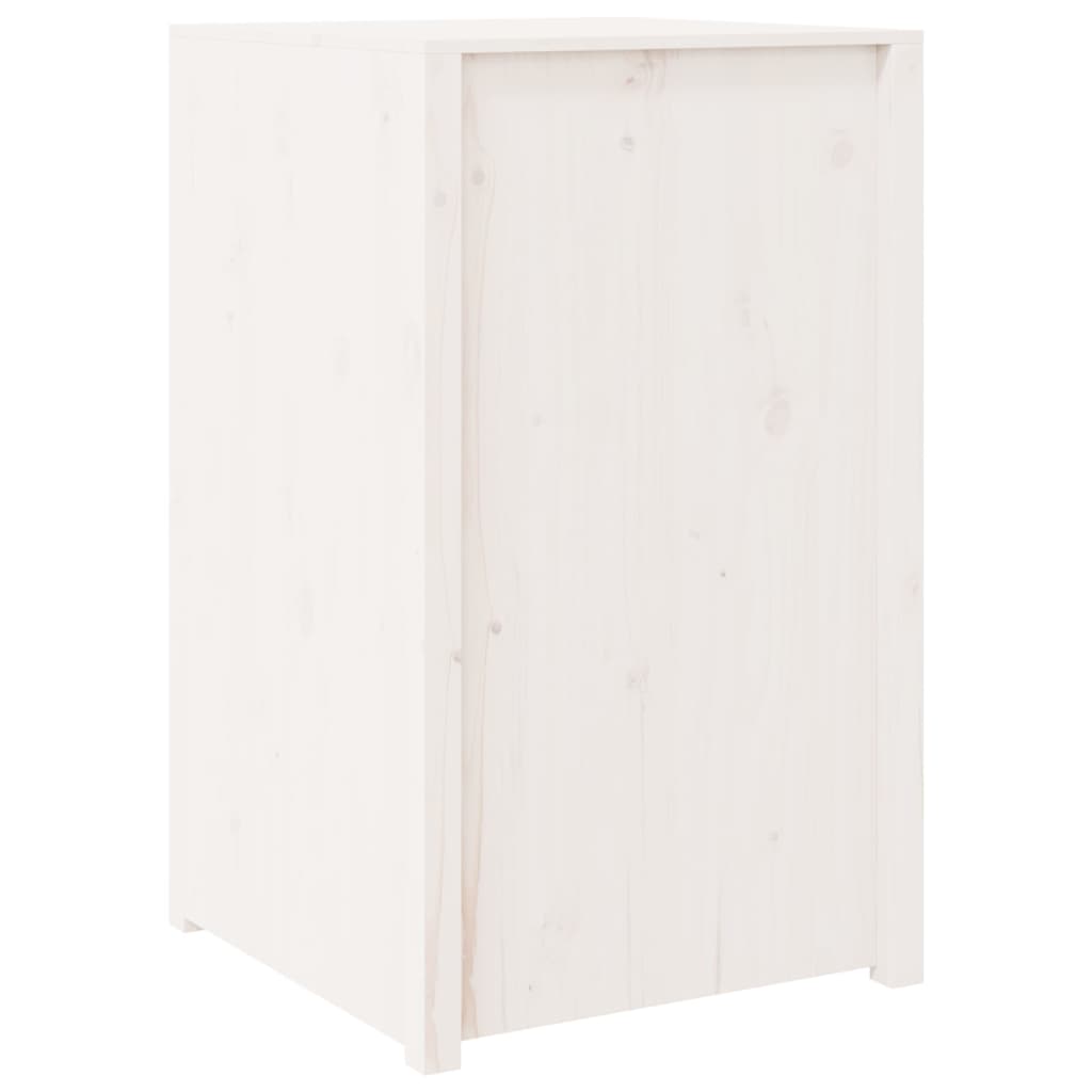 Dulap bucătărie de exterior, alb, 55x55x92 cm, lemn masiv pin - Lando